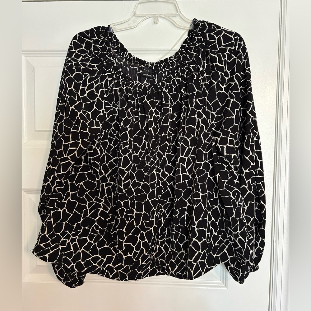 Sanctuary Black and White Blouse